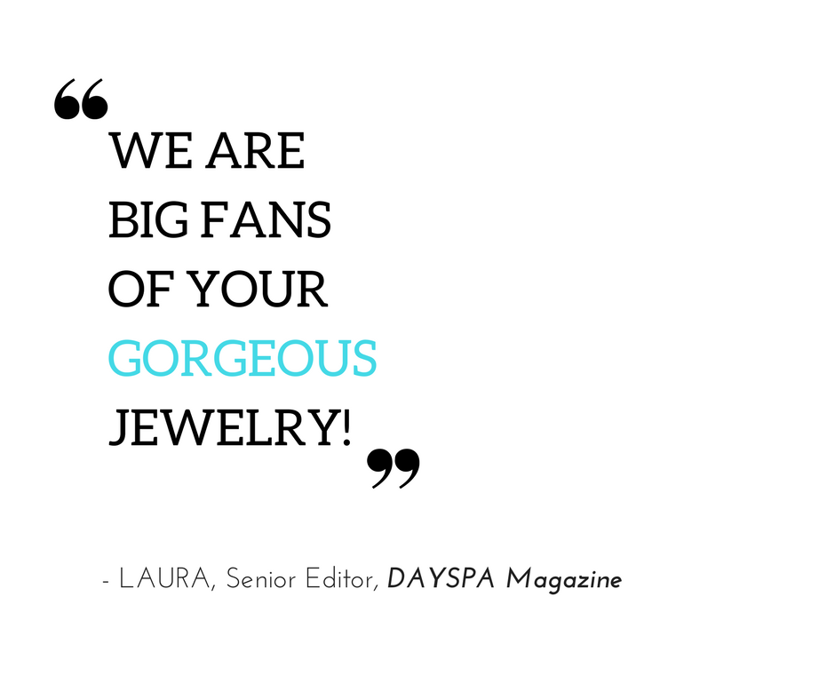 dayspa magazine quote chelsea bond jewelry
