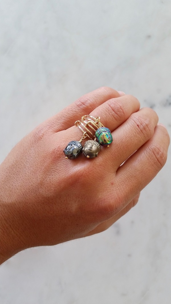 stackable buddha rings