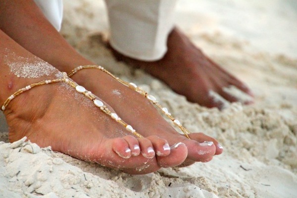 Beaded Barefoot Sandals
