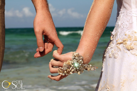 bond girl fantasy bracelet - chelsea bond jewelry - destination wedding - del sol photography