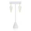 white-chalcedony-earrings white chalcedony earrings