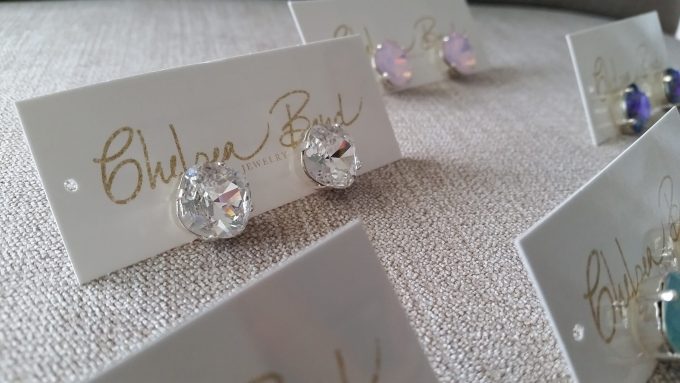 SWAROVSKI EARRING POST - SANTORINI-min
