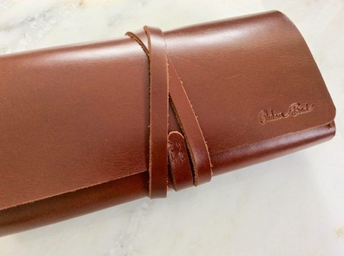 leather jewelry roll