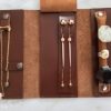 leather jewelry roll