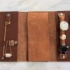 leather jewelry roll