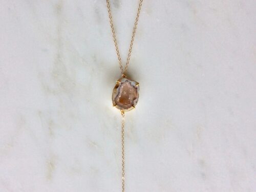 DRUZY AND GOLD 'ANDALUCIA' NECKLACE