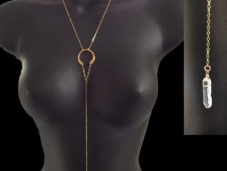 gold statement necklace