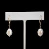 pearl drop earrings