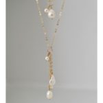 multi-pearl long necklace