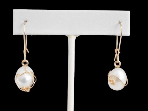 dressy earrings with pearls