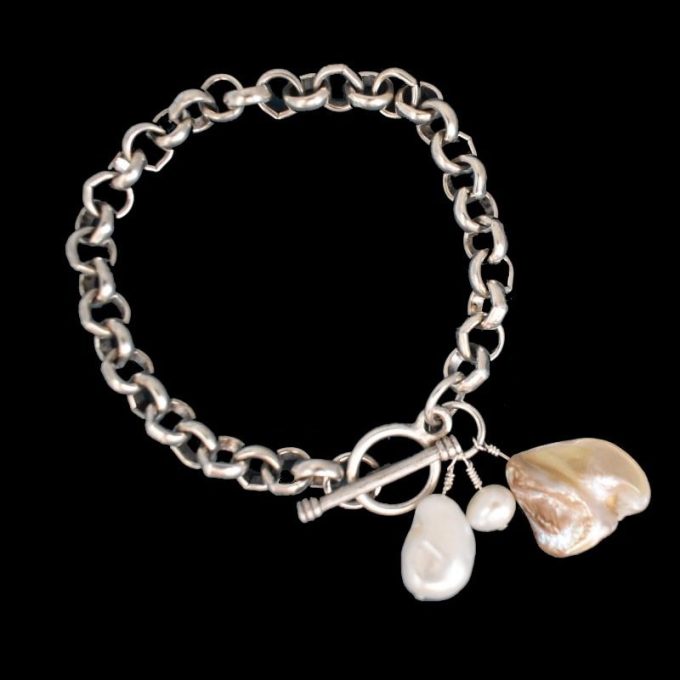 silver charm bracelet