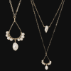 pearl pendant necklace with gold pearl necklace with gold chain