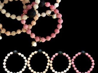 pink aromatherapy bracelets