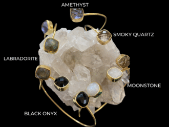 gemstone bangle bracelet