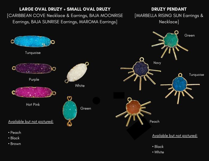 druzy color chart