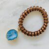 bracelet hair tie turquoise hair tie