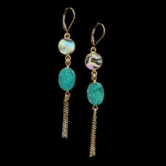 coloful statement earrings