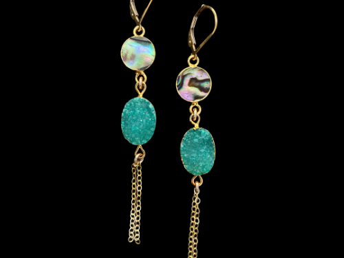 coloful statement earrings