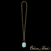 Grand Cayman Necklace (2) long druzy statement necklace