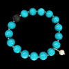 gemstone aromatherapy bracelet teal gemstone aromatherapy bracelet