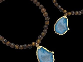 modern gemstone bracelet