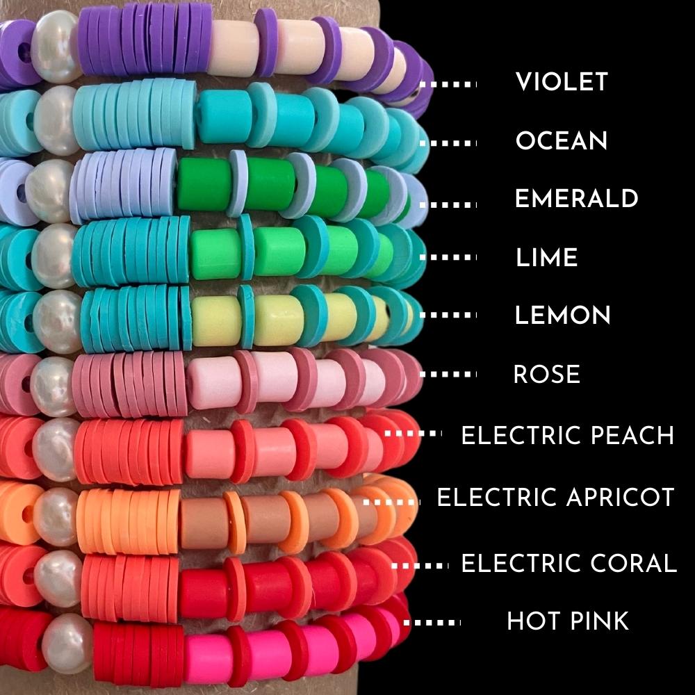 colorful waterproof bracelets
