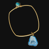 druzy bangle by chelsea bond