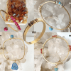Handcrafted gemstone bangles Gemstone bangles