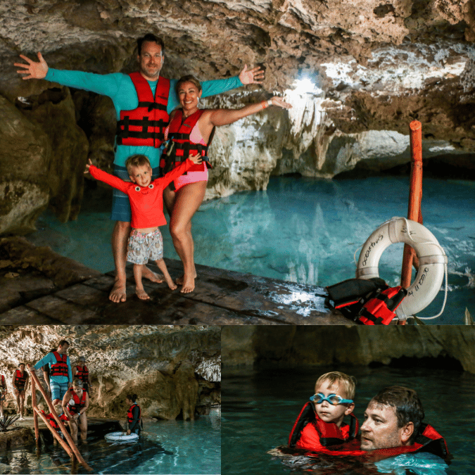 underwater cenote tour in tulum, mexico