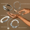 Handcrafted silver jewelry.