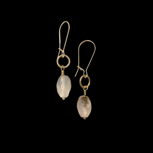 simple gemstone earrings