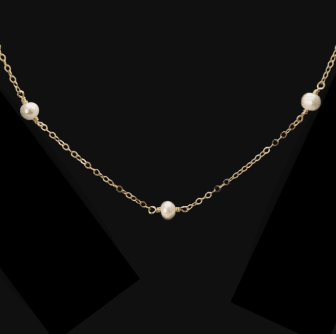 turks and caicos pearl necklace pearl station necklace