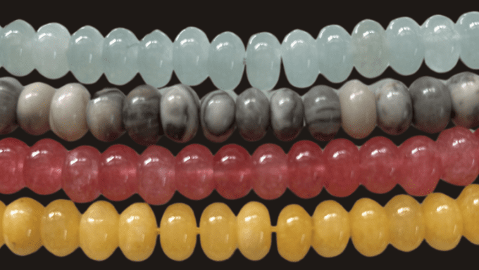 multiple color options - rondelle beads rondel bead color options