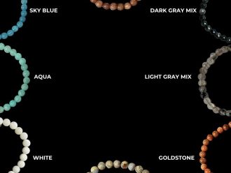 Colorful gemstone bracelet options