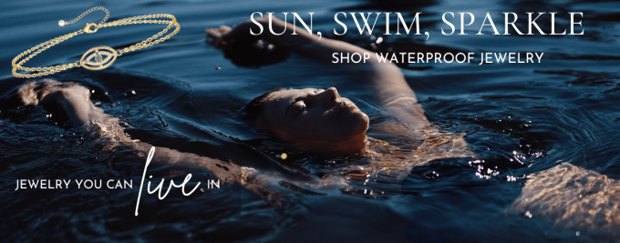 Hypoallergenic jewelry Waterproof jewelry for summertime.