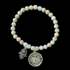 Stretch bracelet with charms