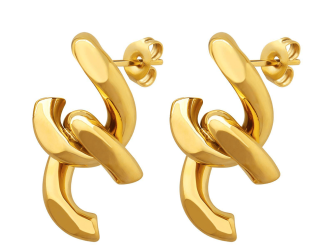 Gold Post Waterproof Earrings - Chelsea Bond Jewelry