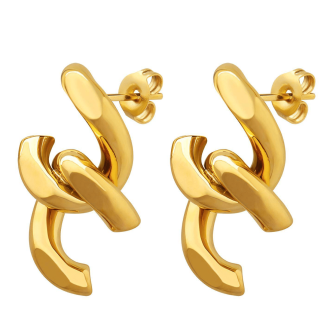 Gold Post Waterproof Earrings - Chelsea Bond Jewelry