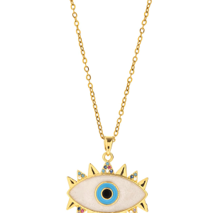 Evil Eye Waterproof Necklace - Chelsea Bond Jewelry