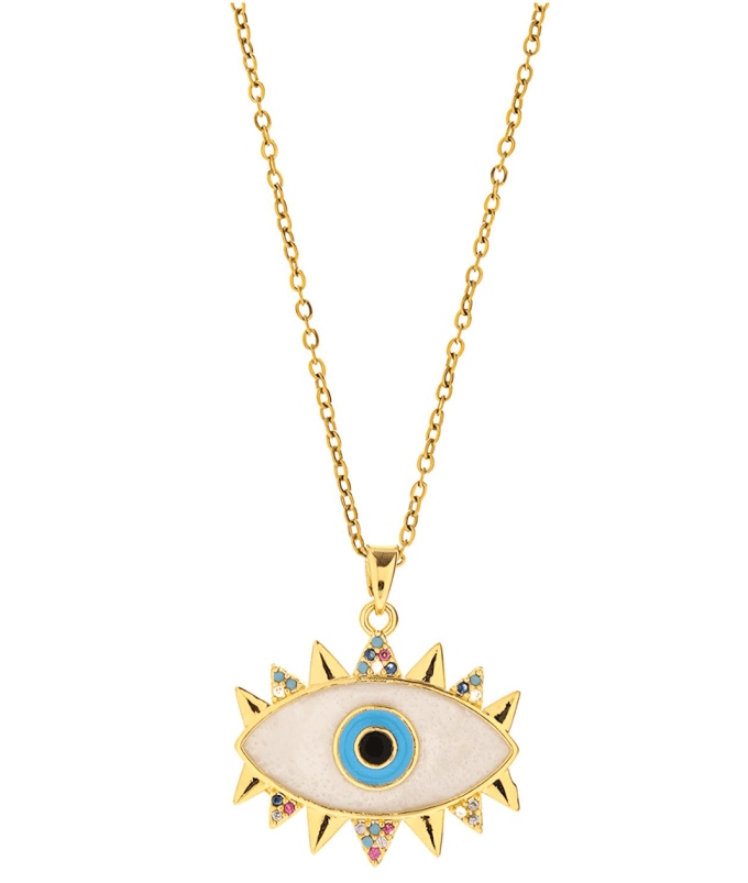 Evil Eye Waterproof Necklace - Chelsea Bond Jewelry