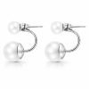 Pearl and Silver Waterproof Earrings by Chelsea Bond