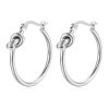 Silver Hoop Waterproof Earrings by Chelsea Bond