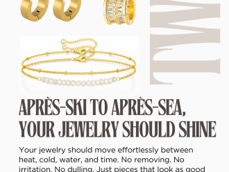 Waterproof jewelry by Chelsea Bond