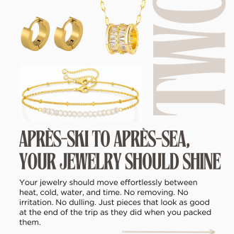 Waterproof jewelry by Chelsea Bond