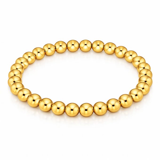 Gold Stretch Waterproof Bracelet