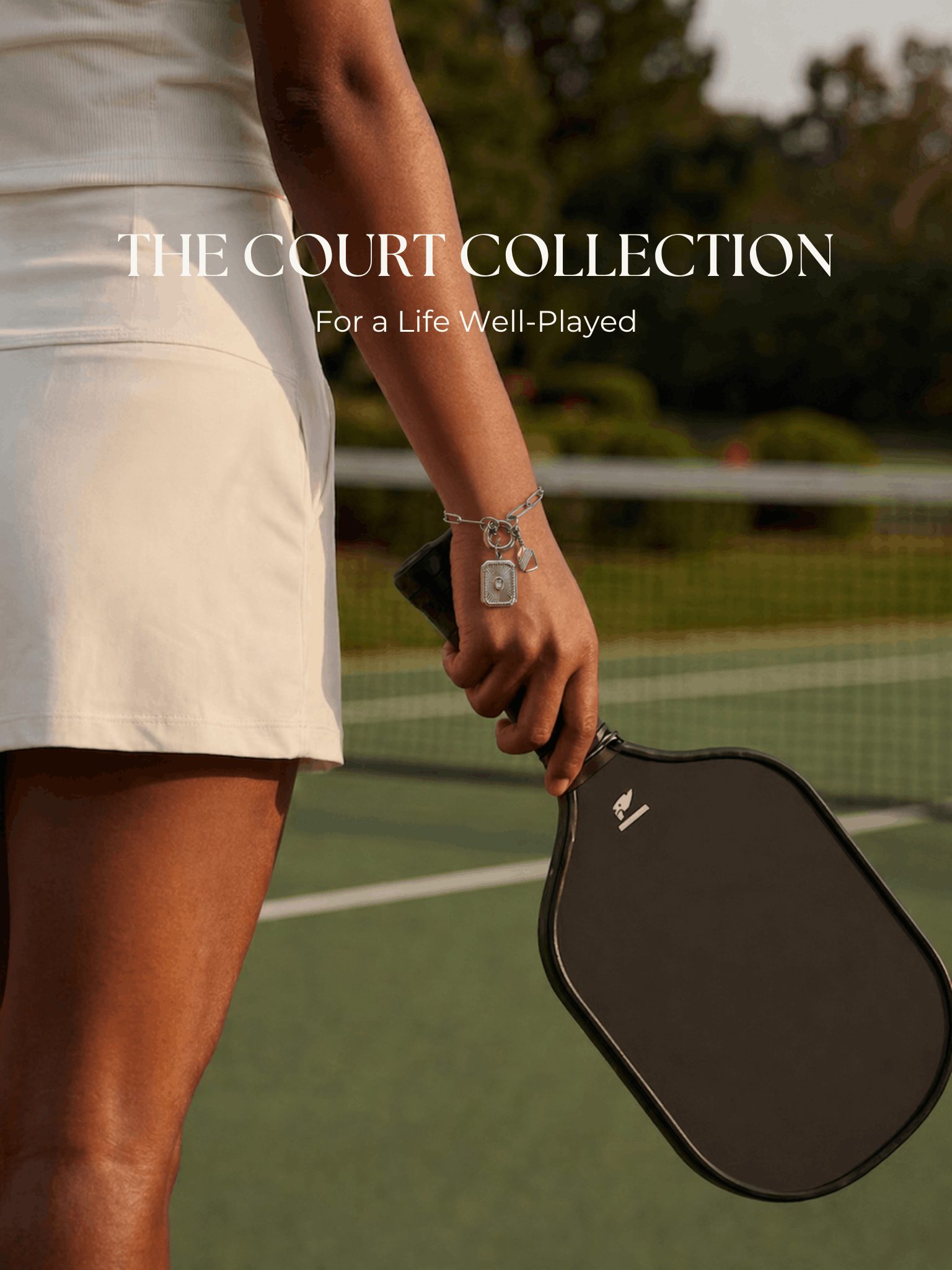 Pickleball jewelry collection by Chelsea Bond Jewelry.