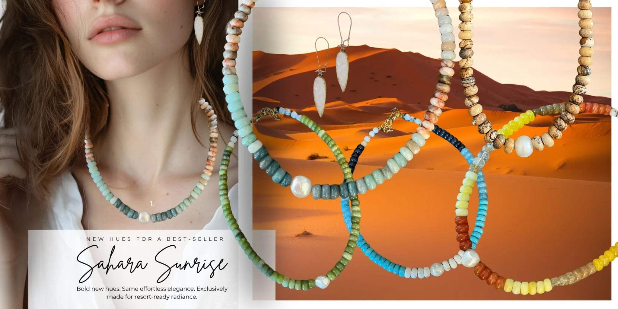 Sahara Sunrise necklace by Chelsea Bond